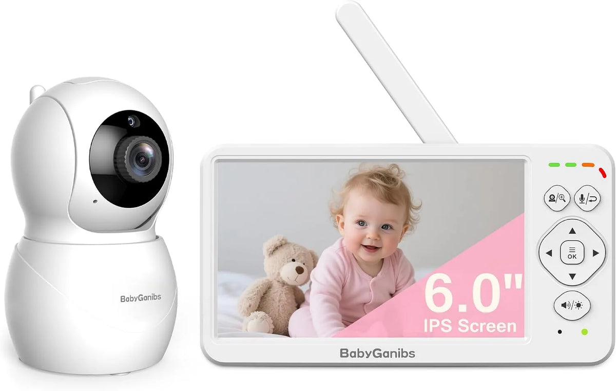 2-Wege-Talk WLAN-Babyphone, Kamera, Babyüberwachungsgerät, 15,2 cm, 304,8 m