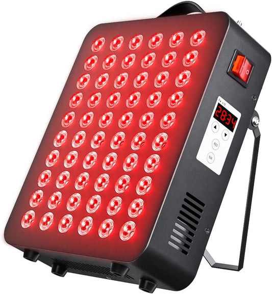 Nah-Infrarot-Lichttherapiegerät, Rotlichttherapiegerät, 300 W, 660nm, 850nm, Timer, für Körper